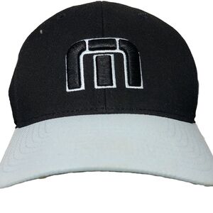 Travis Matthews L-XL Baseball Hat with Logo and Curved Brim